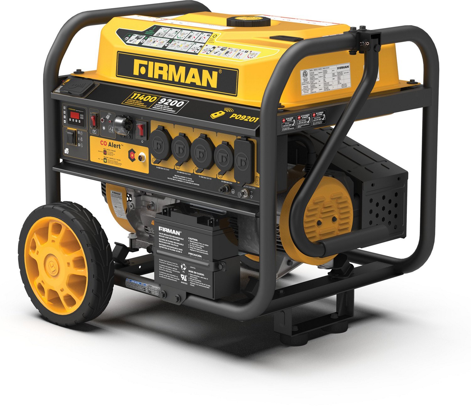 Firman 11,400-9,200-Watt 120/240-Volt Gas Portable Generator                                                                     - view number 7