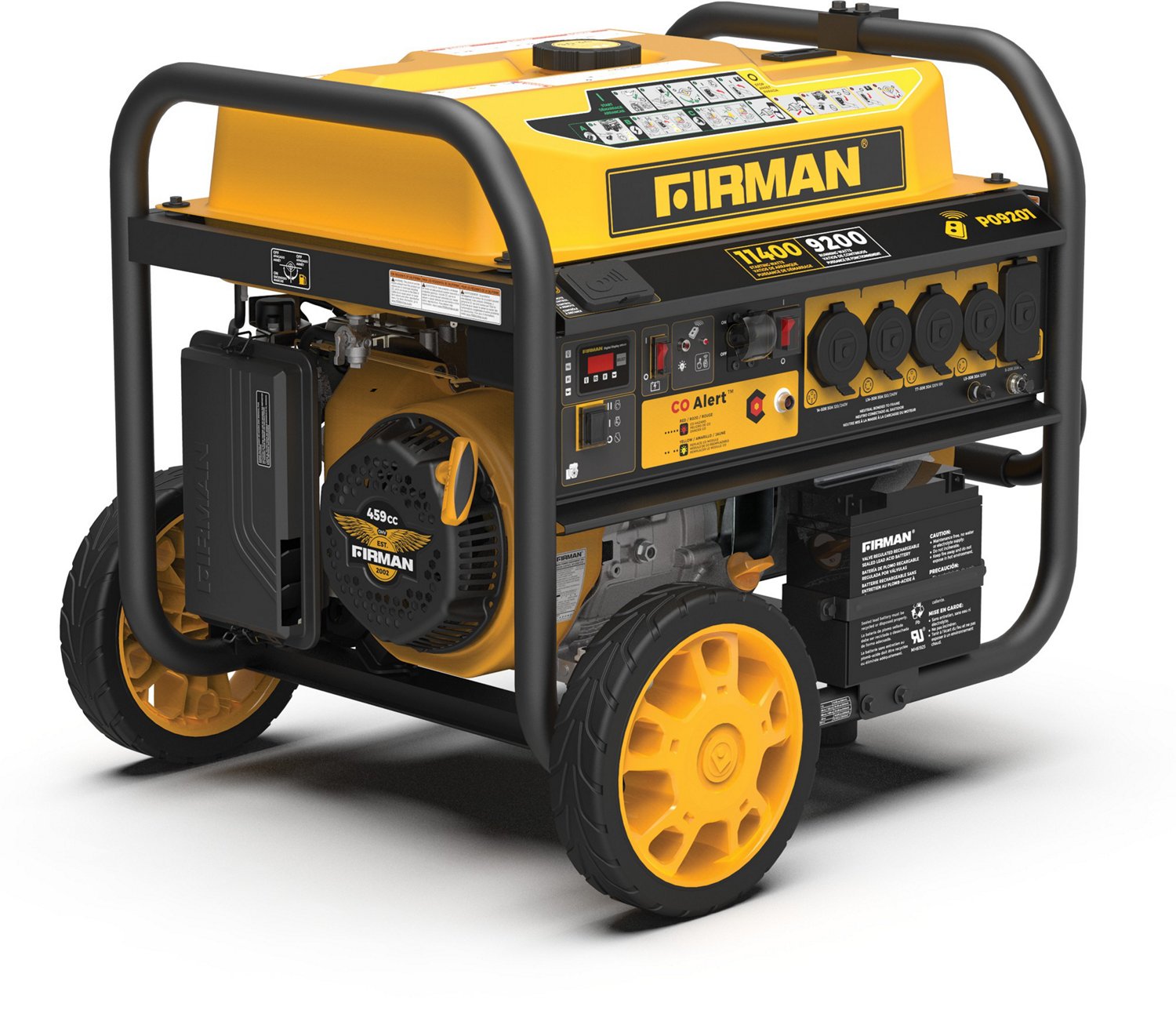 Firman 11,400-9,200-Watt 120/240-Volt Gas Portable Generator                                                                     - view number 8