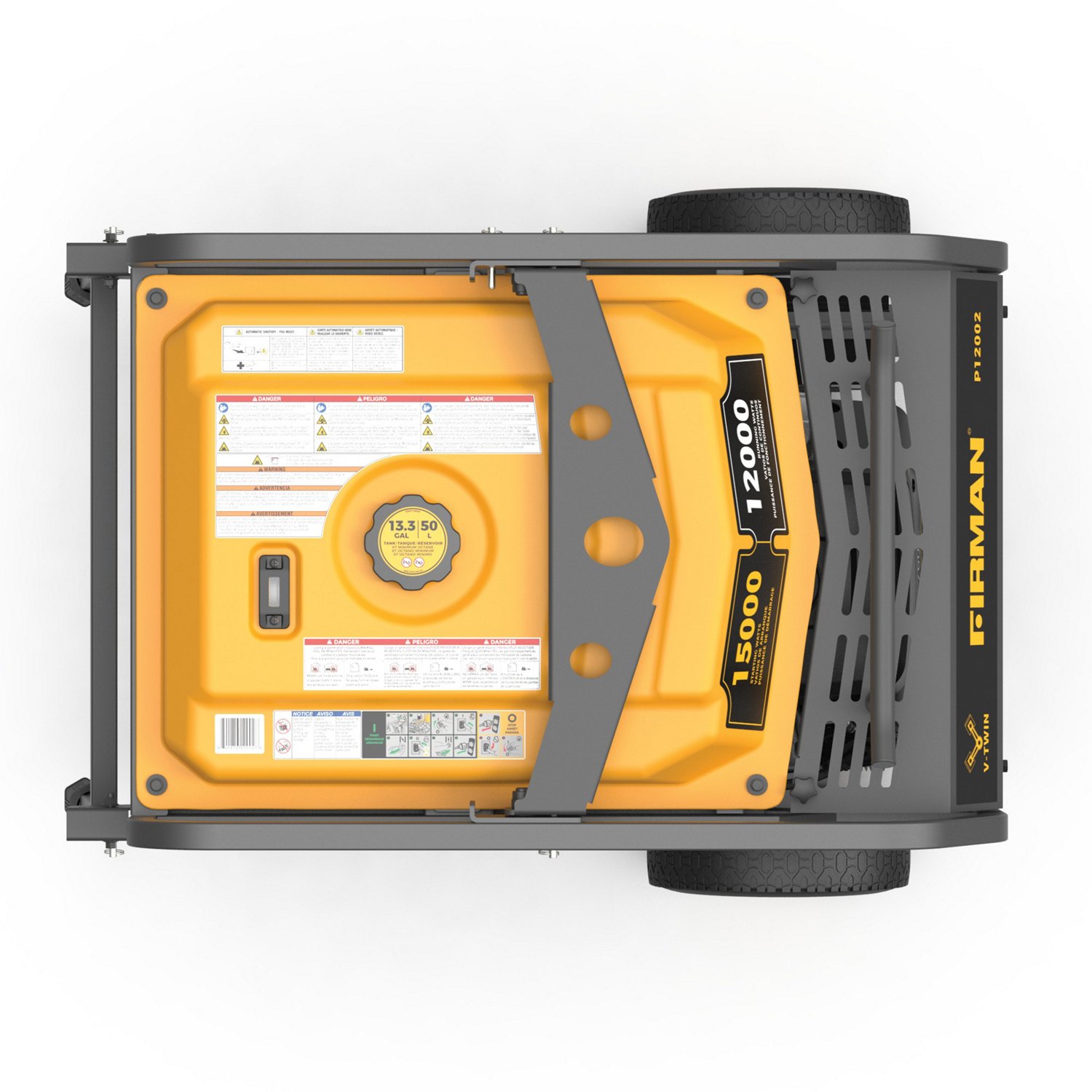 Firman 15,000-12,000-Watt 120/240-Volt Gas Portable Generator                                                                    - view number 6