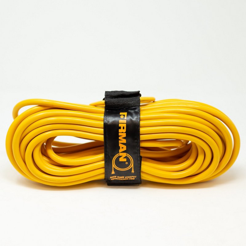 Firman MD 50-Foot Power Cord with Storage Strap Black/Yellow - Camping Appliances at Academy Sports
