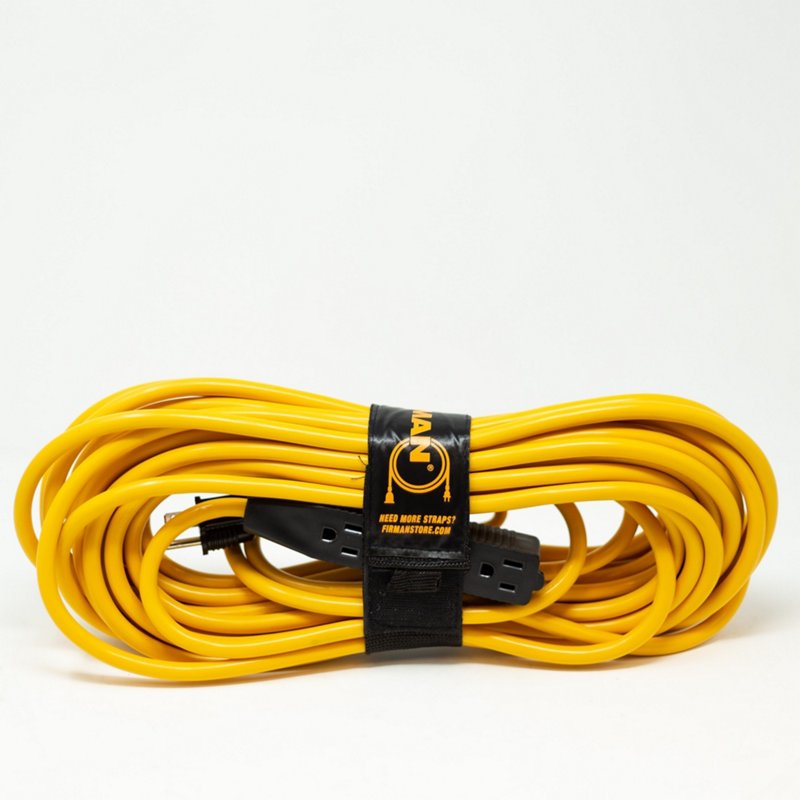 Firman MD 25-Foot Power Cord with Storage Strap Black/Yellow - Camping Appliances at Academy Sports