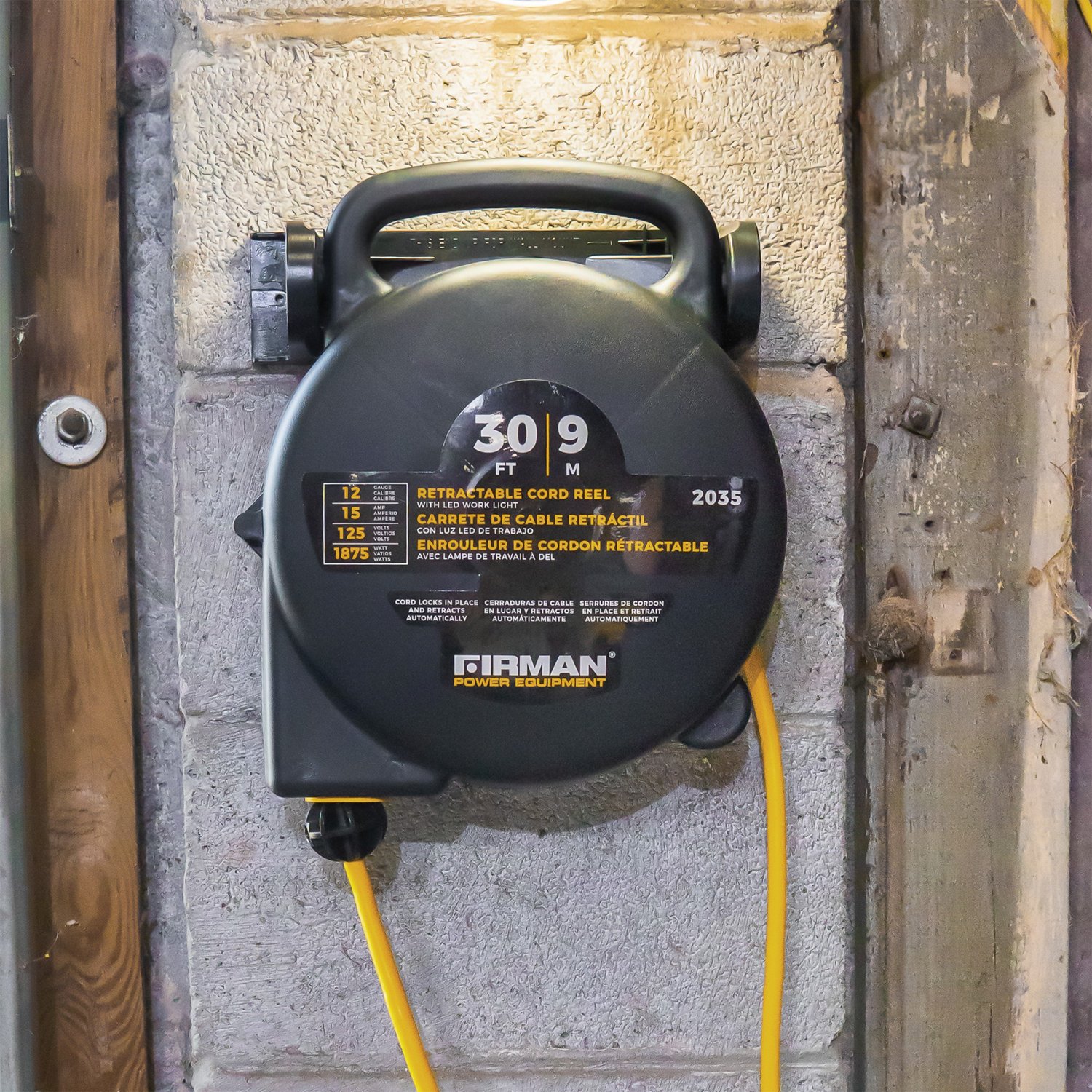 Firman Retractable Extension Cord Reel - view number 5