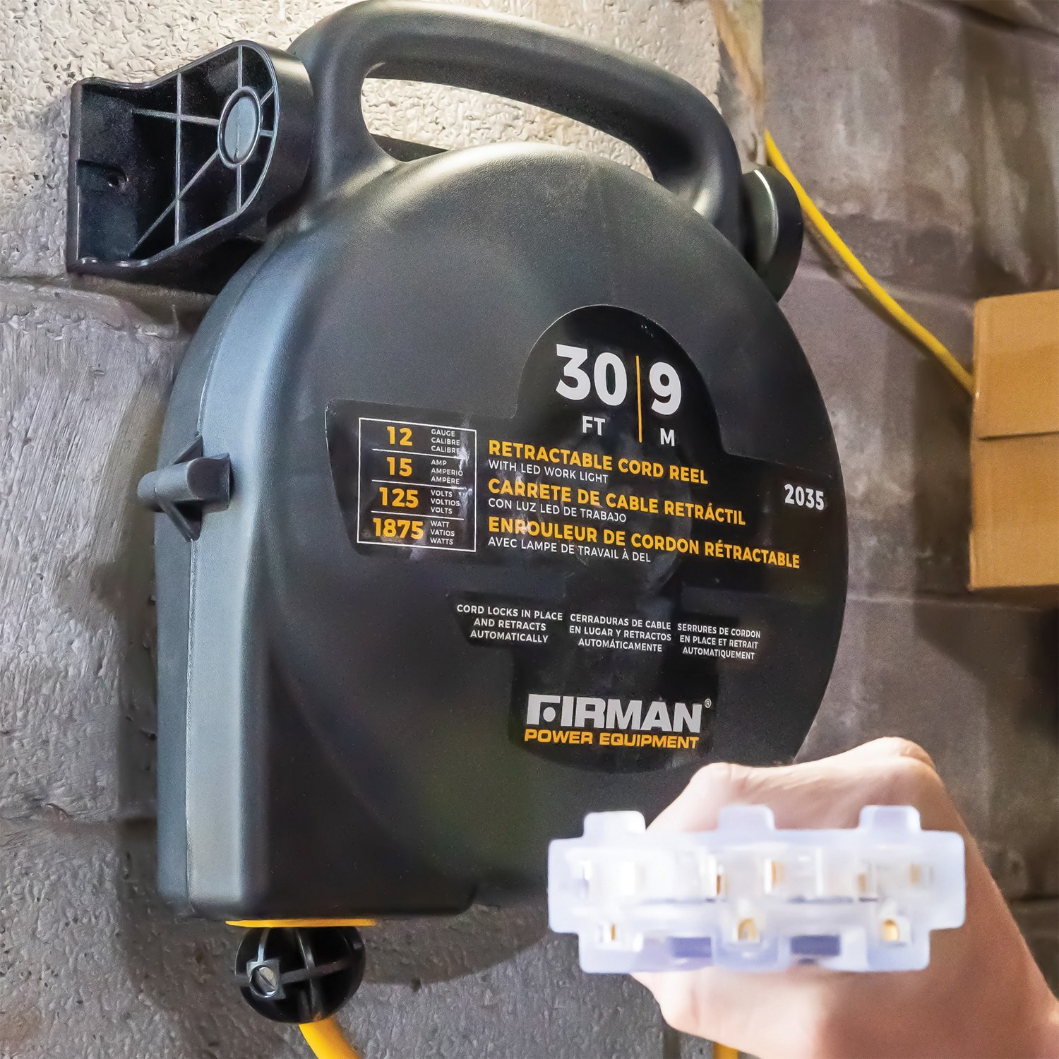 Firman Retractable Extension Cord Reel - view number 6
