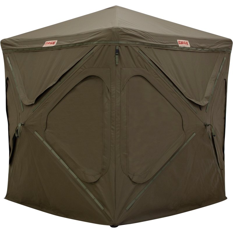 CAGE Permanent Hub Blinds R30 Hunting Blind Durable Rigid Framework Pop-Up Hub System - Huntg Stands/Blnds/Accs at Academy Sports
