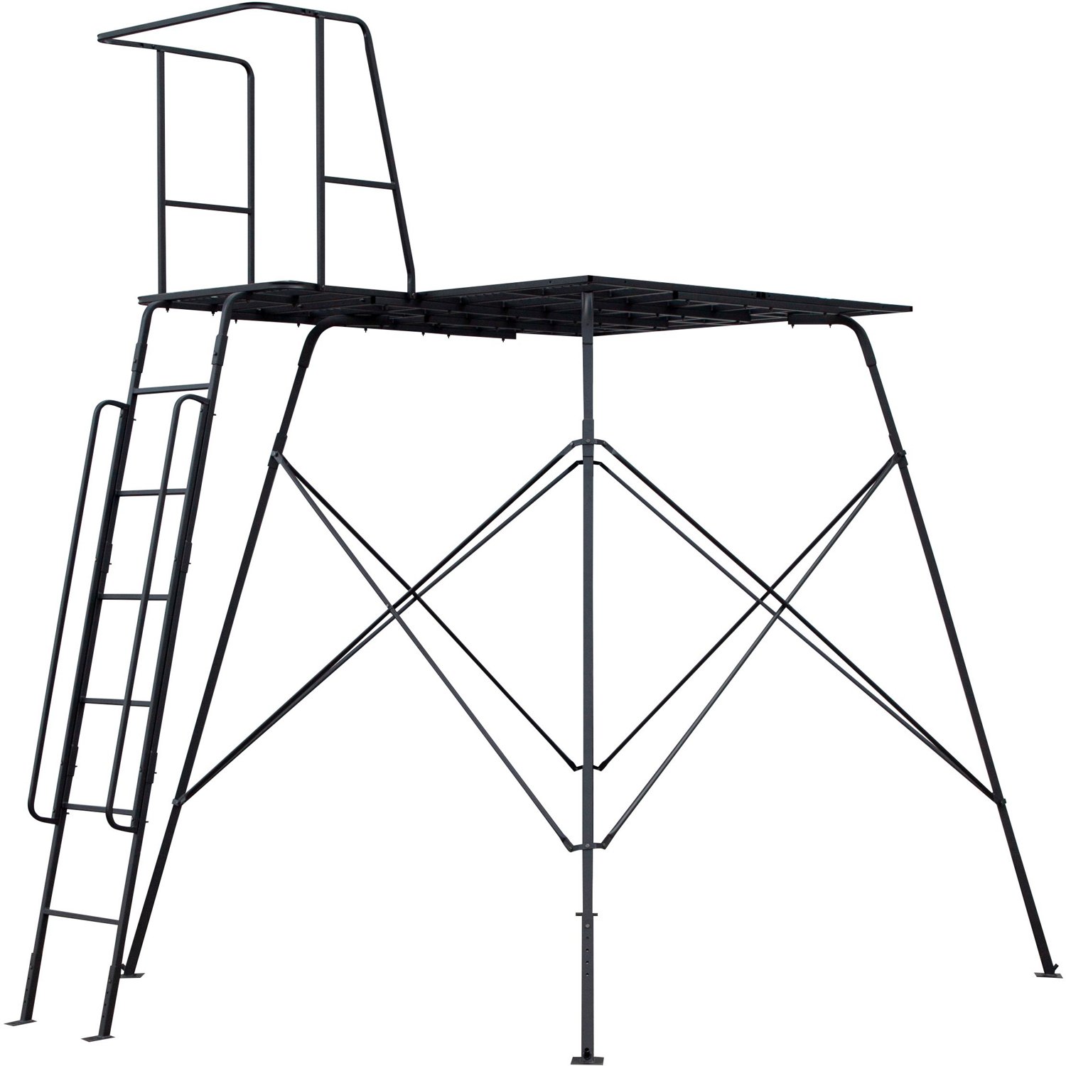 CAGE Permanent Hub Blinds 8 ft Tower Hunting Tower 66 in x 66 in