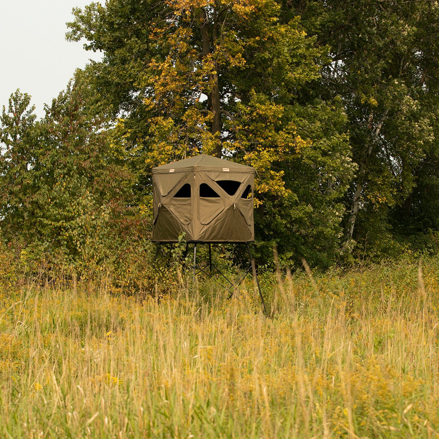 CAGE Permanent Hub Blinds 8 ft Tower Hunting Tower 66 in x 66 in