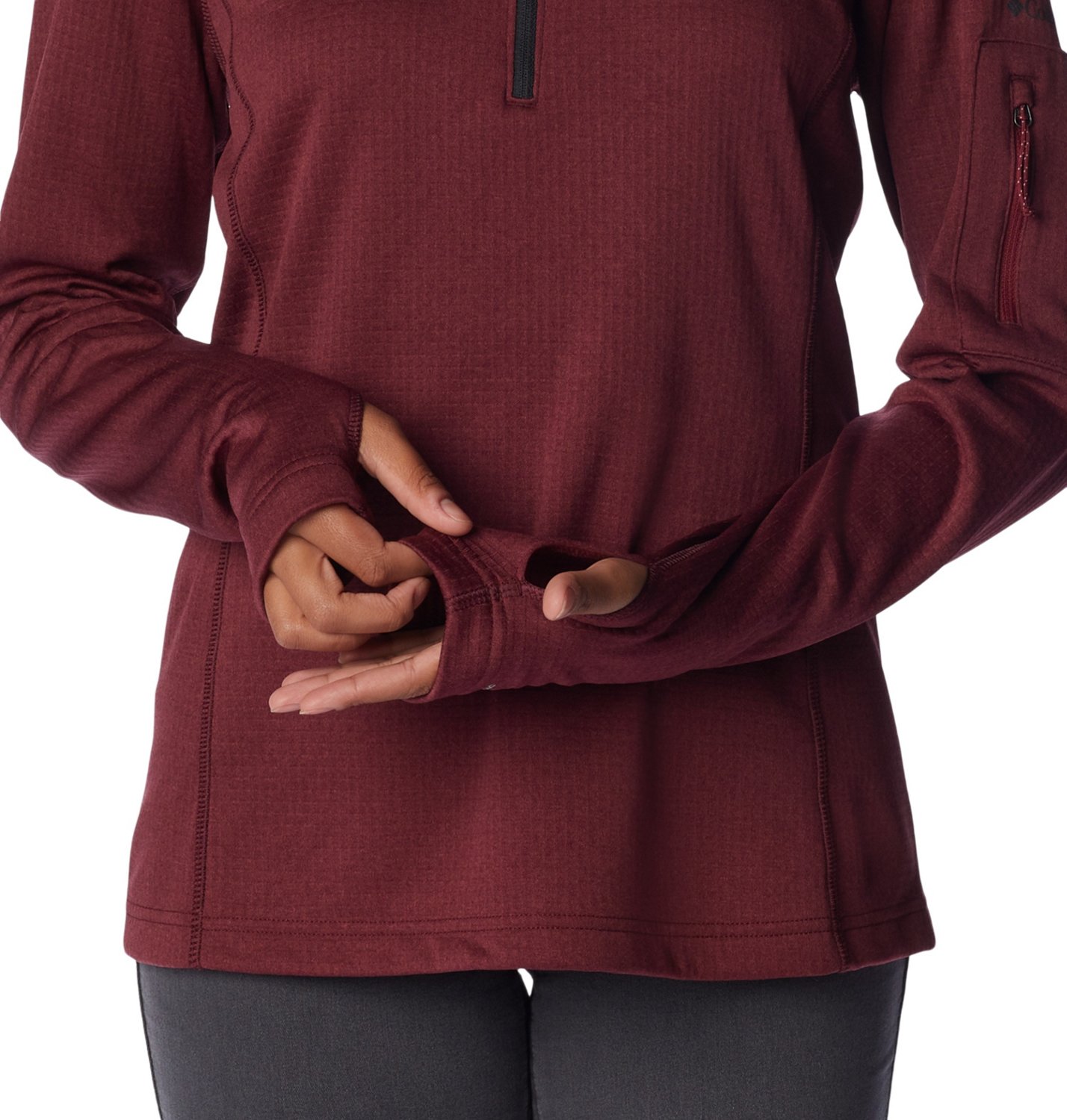 Columbia Sportswear Women's Florida State University Park View 1/2-Zip Fleece Sweatshirt - view number 5