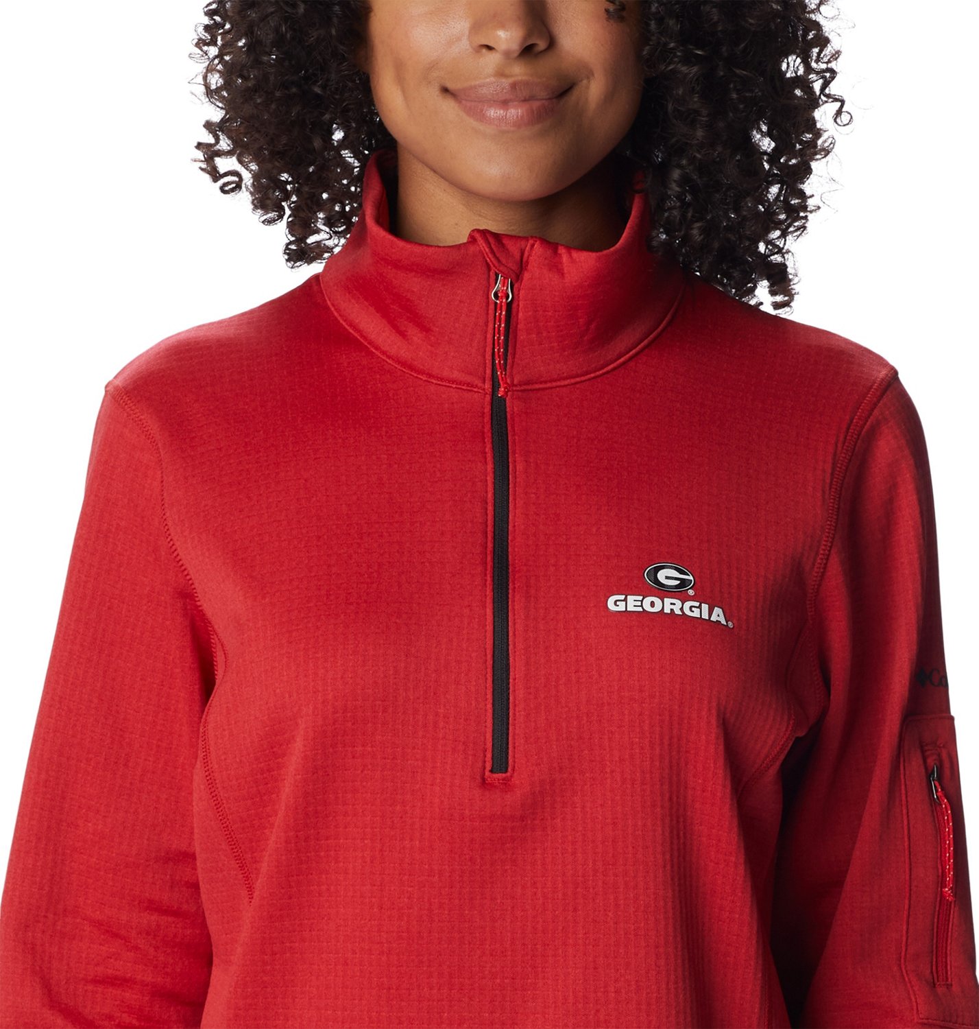 Columbia Sportswear Women's University of Georgia Park View 1/2 Zip Fleece - view number 4