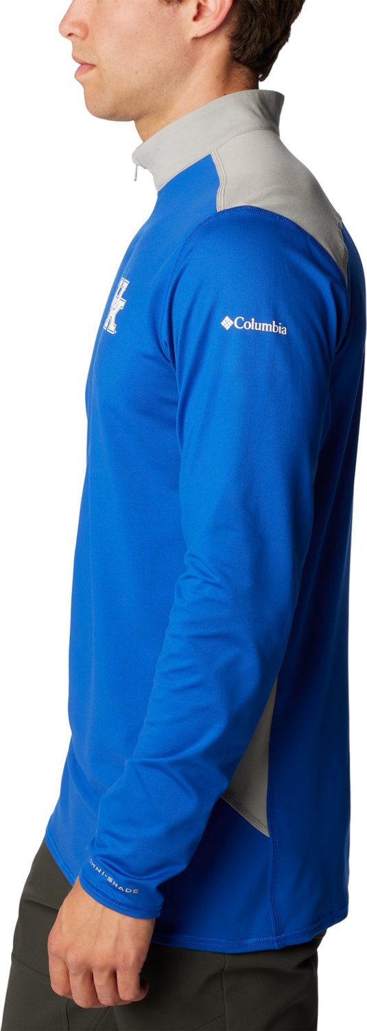 Columbia Sportswear Men's University of Kentucky Tech Trail 1/4 Zip Sweatshirt - view number 3
