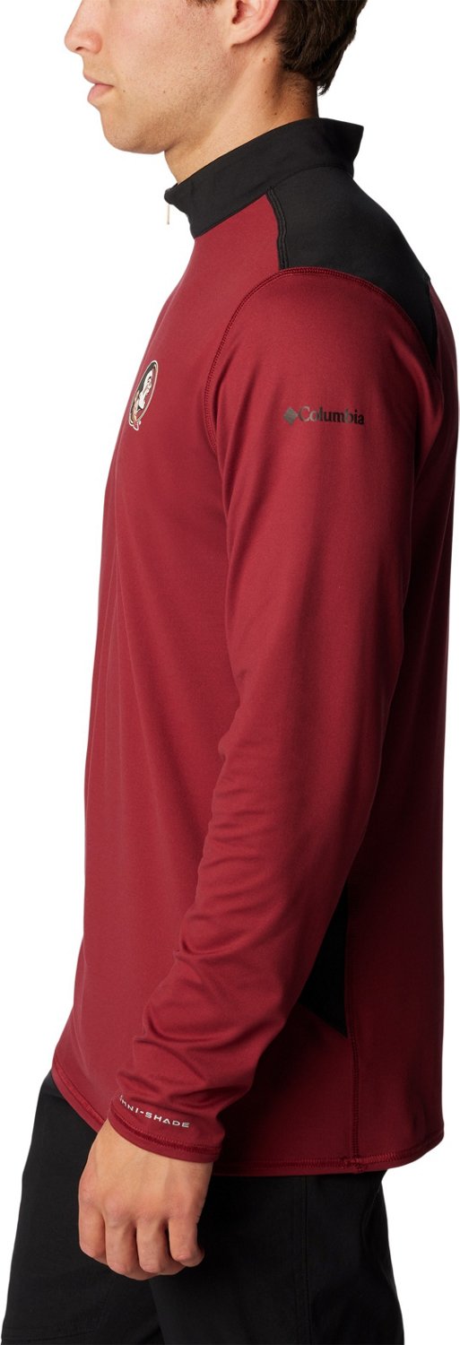 Columbia Sportswear Men's Florida State University Tech Trail 1/4 Zip Sweatshirt - view number 3