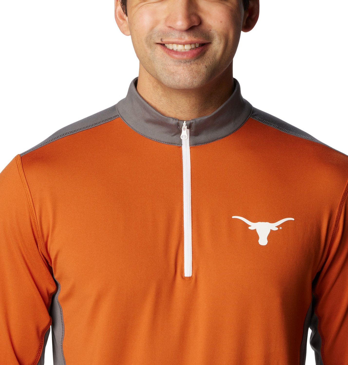 Columbia Sportswear Tech Trail Men's University of Texas Longhorns 1/4 Zip Pullover - view number 4