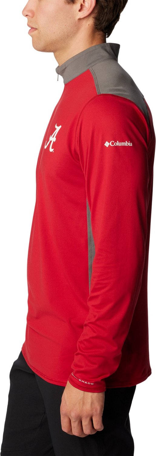 Columbia Sportswear Men's University of Alabama Tech Trail 1/4 Zip Sweatshirt - view number 3