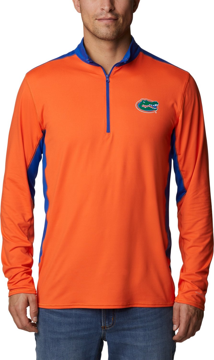Columbia Sportswear Men's University of Florida Tech Trail 1/4-Zip Sweatshirt