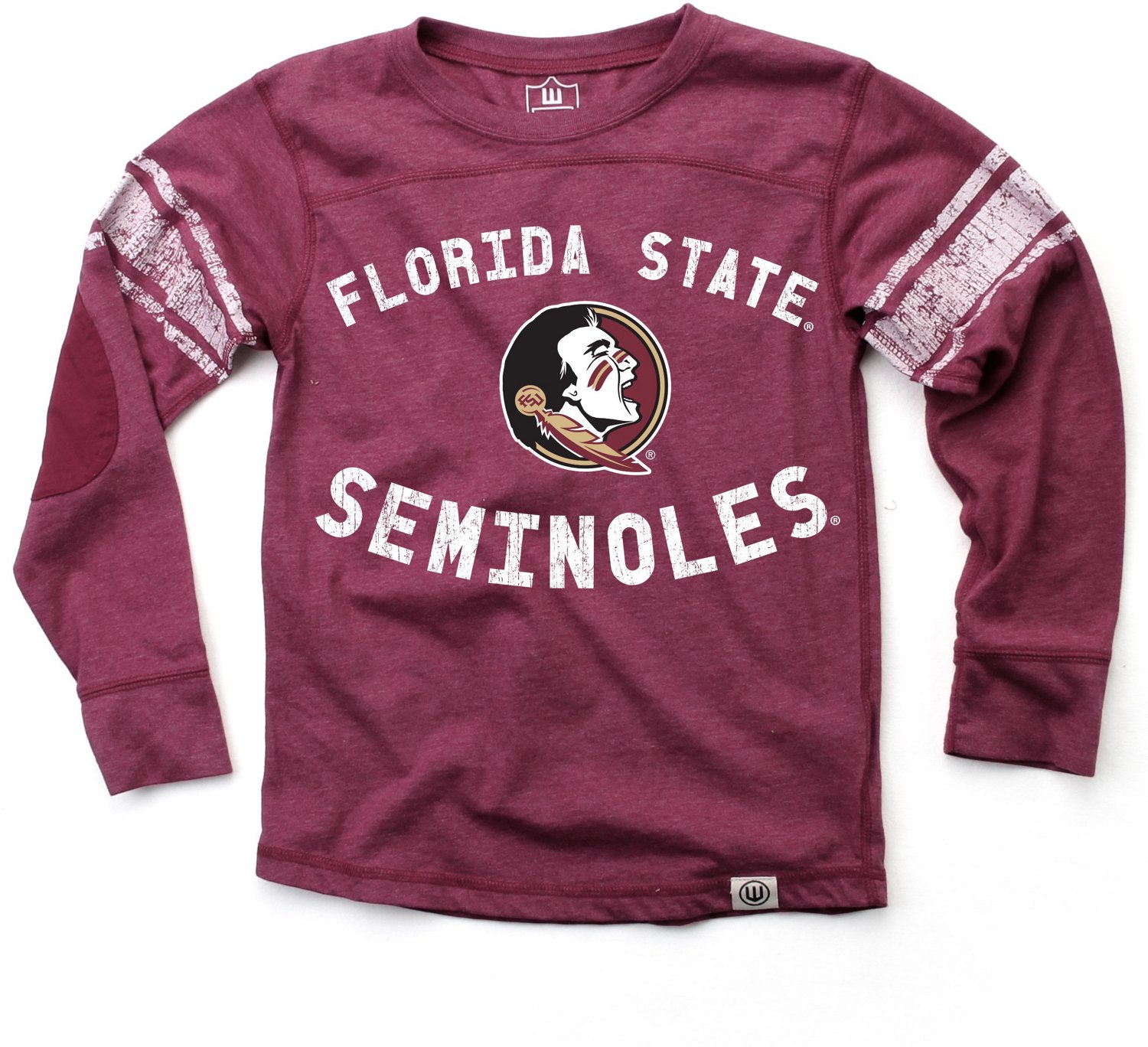 Wes and Willy Boys' Florida State University Sleeve Stripe Long Sleeve T-shirt