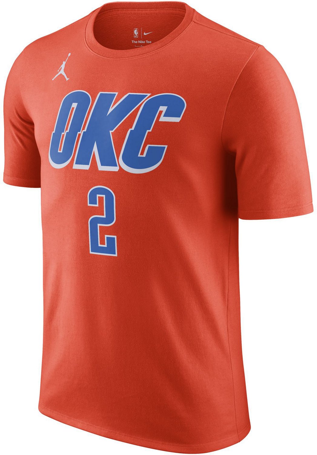 Nike Men's Oklahoma City Thunder Chet Shai Gilgeous-Alexander #2 Essential Statement N&N T-shirt - view number 2