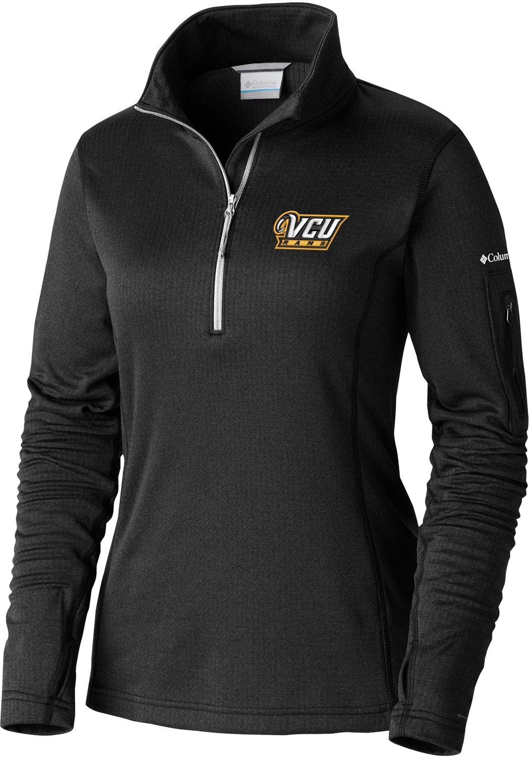 Columbia Sportswear Women's Virginia Commonwealth University Park View 1/2 Zip Top