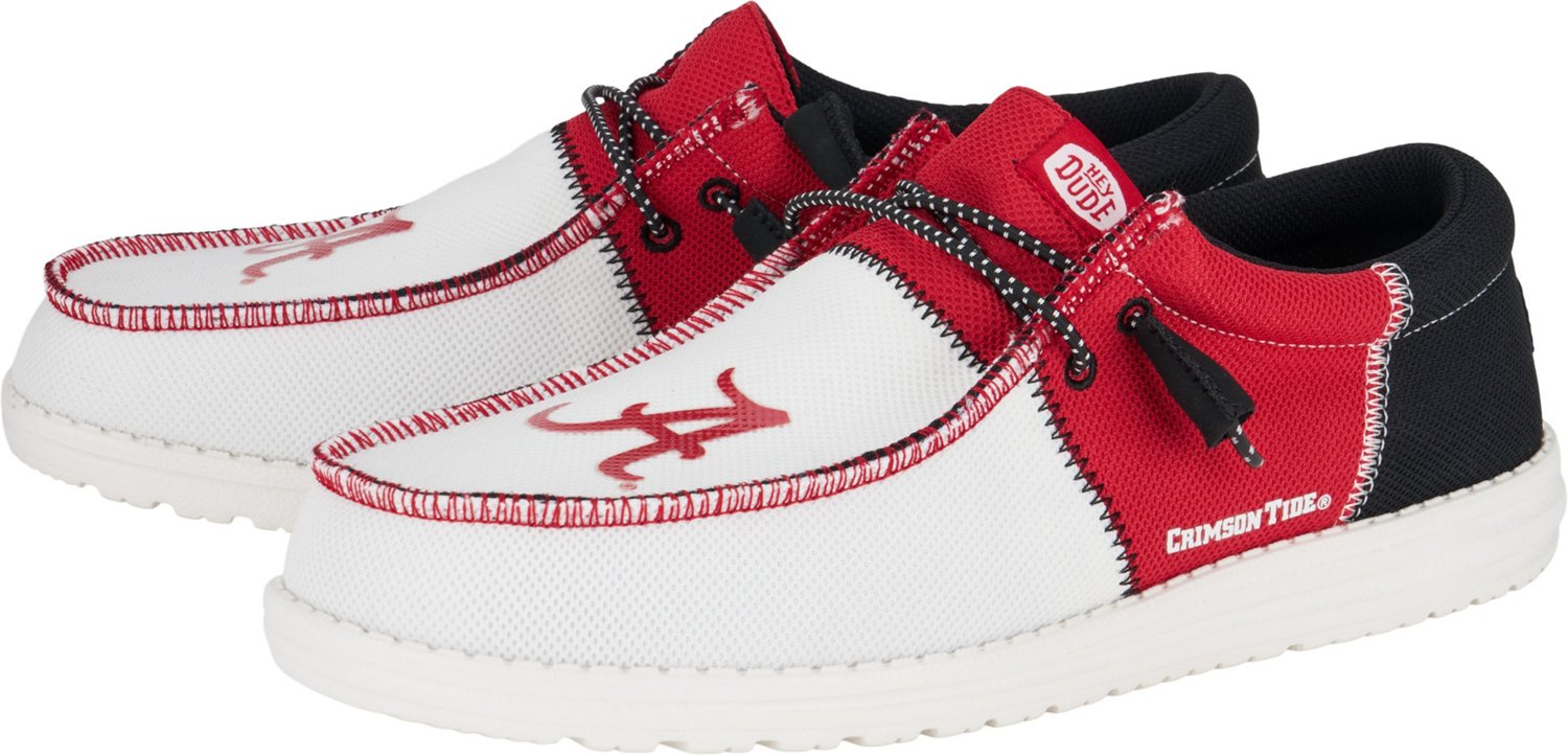 HEYDUDE Men's University of Alabama Wally Tri Slip-On Shoes                                                                      - view number 3