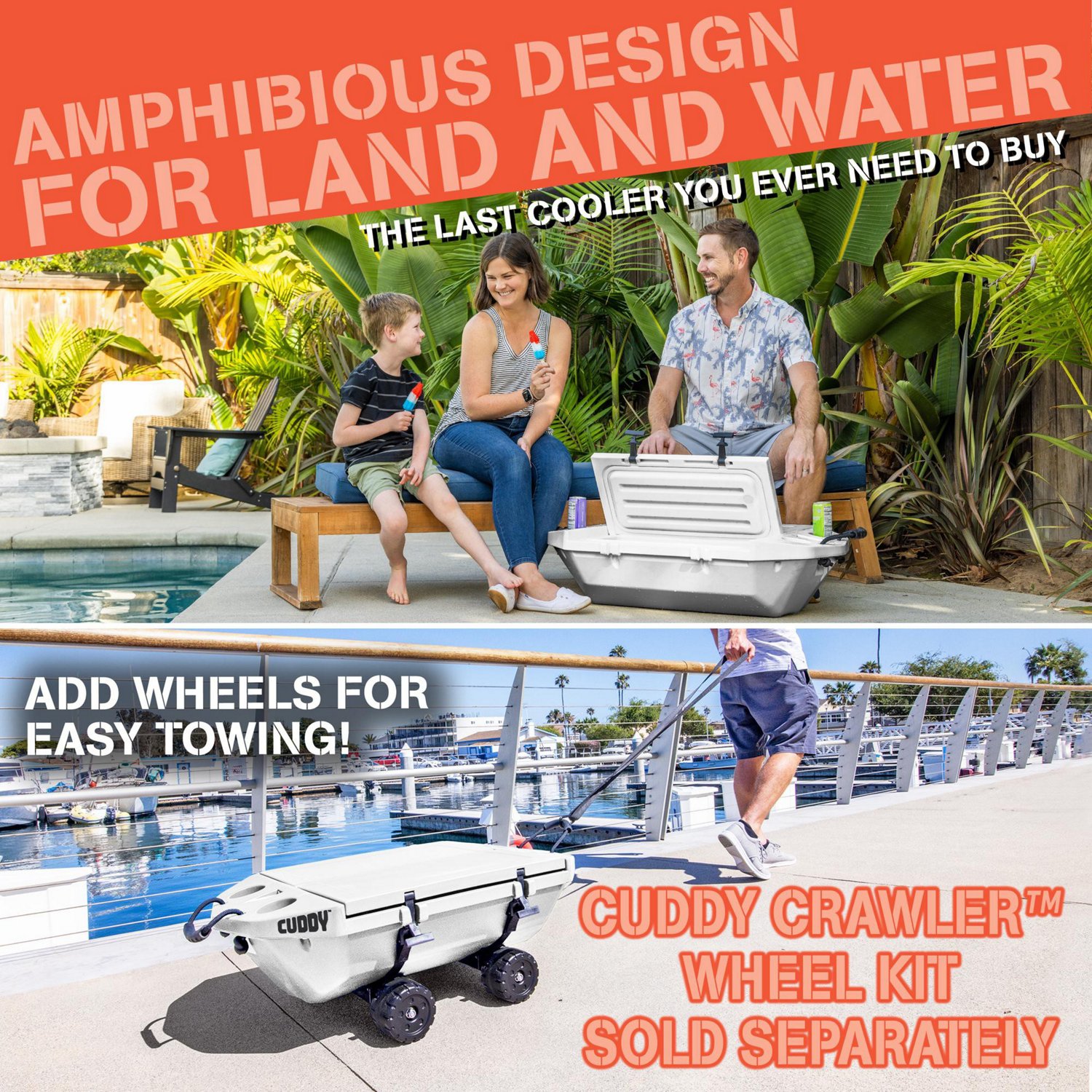 GoSports Cuddy 40 qt Floating Cooler and Dry Storage Vessel - view number 5