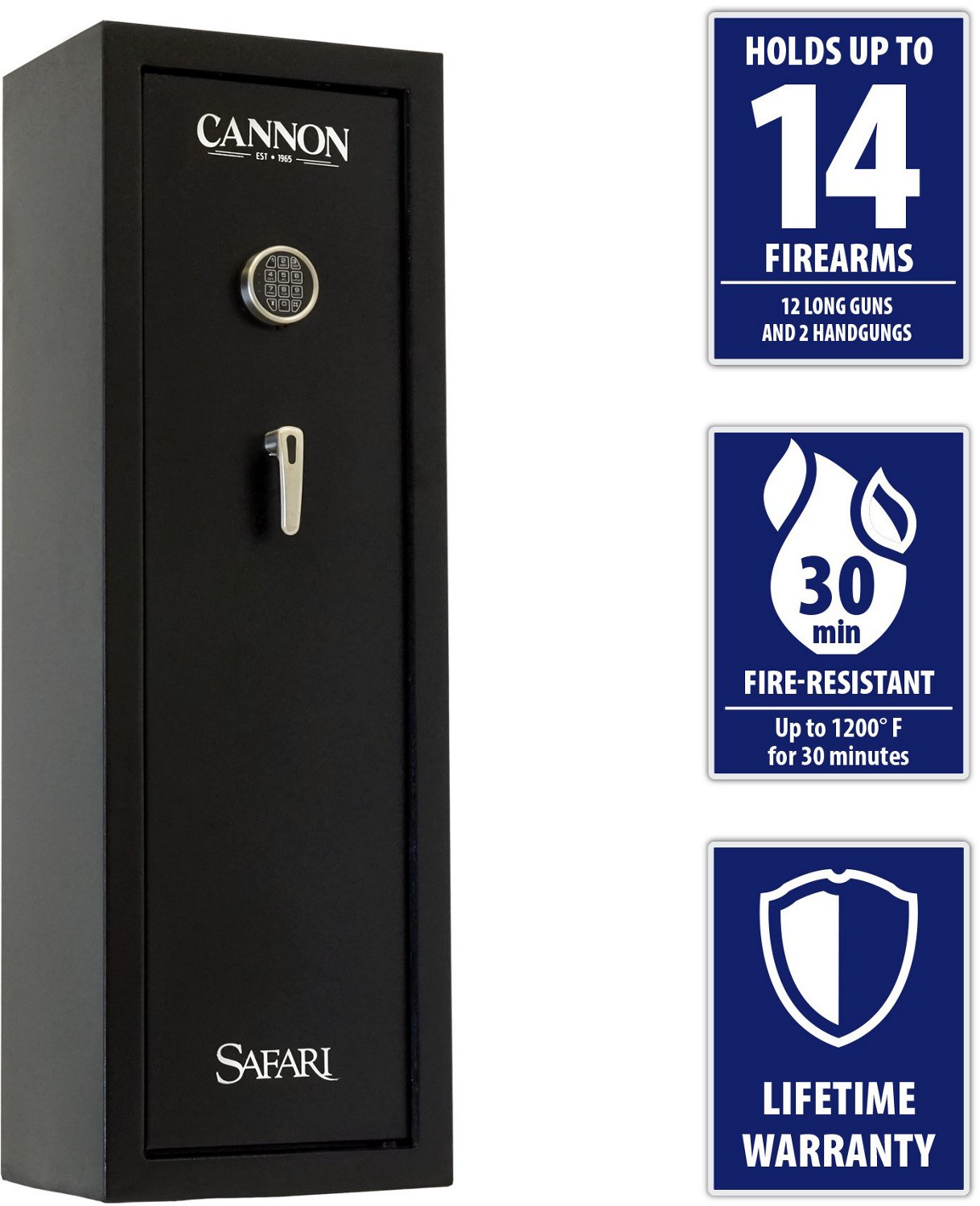 cannon safari 12 gun safe manual