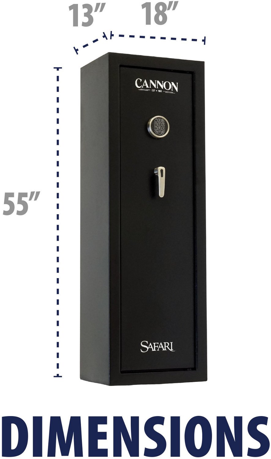 Cannon Safari Fireproof 12 Gun Safe Academy