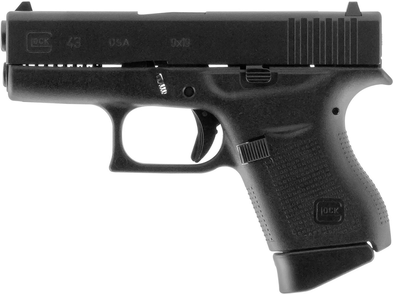 GLOCK 43 - G43 9mm Semiautomatic Pistol