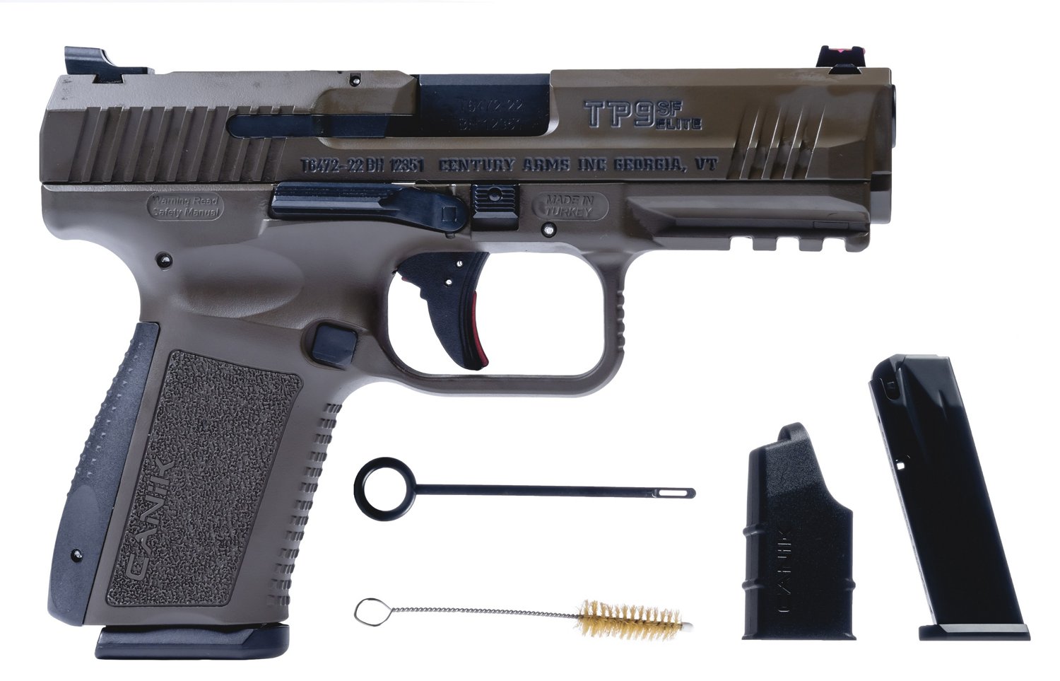 Canik TP9SF Elite Patriot Brown 9mm Pistol                                                                                       - view number 3