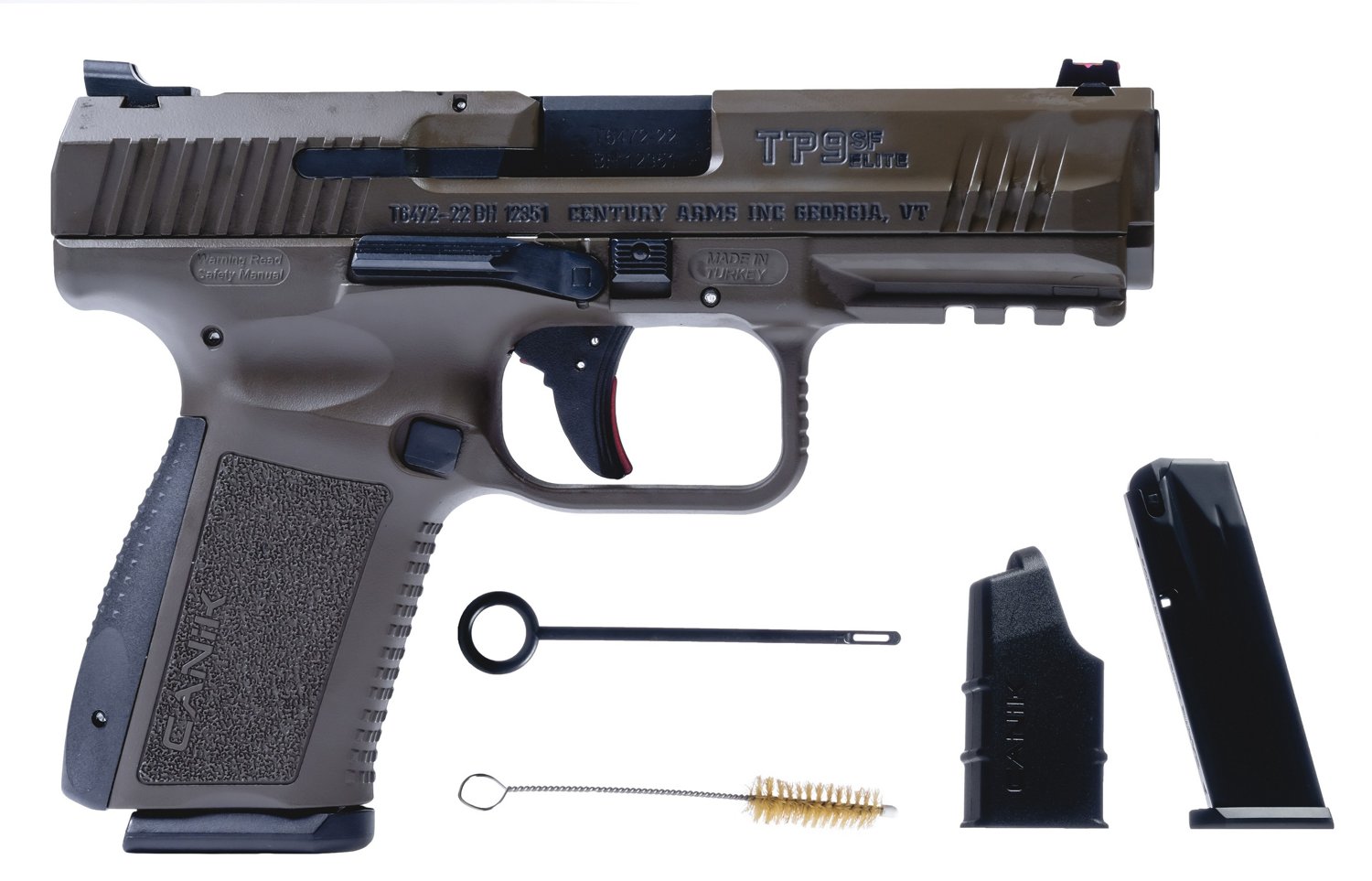 Canik TP9SF Elite Patriot Brown 9mm Pistol