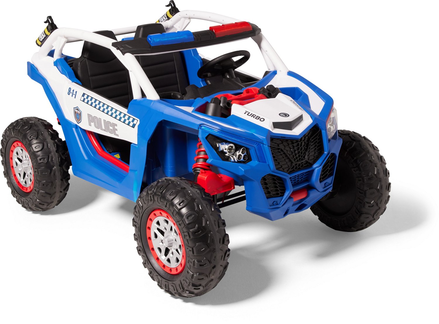 Freddo Police UTV 24V 2-Seater Ride-On Car