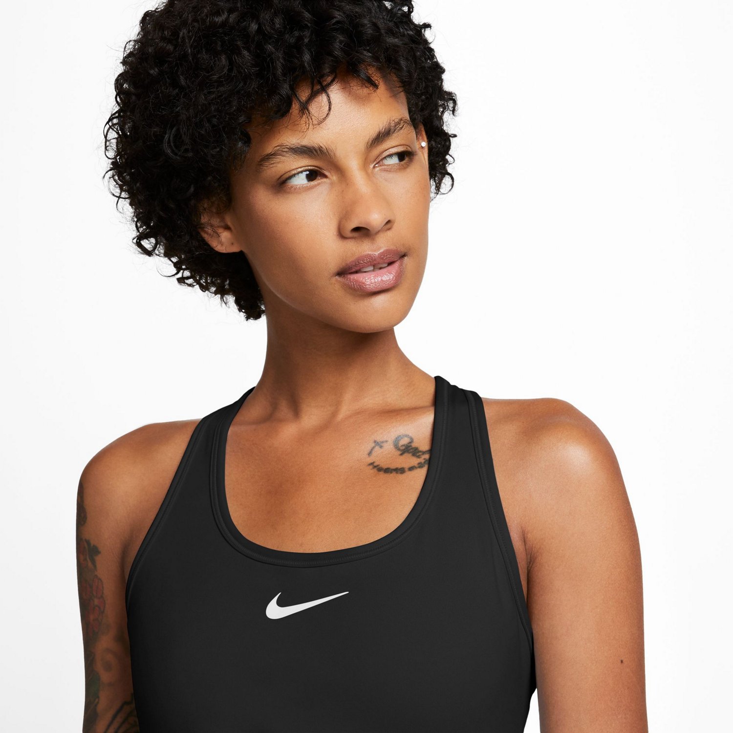 Nike Swoosh Medium Support Bra Black [FN2728-010] 