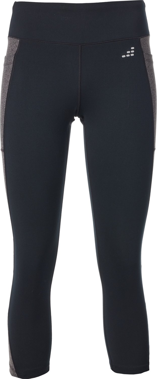 BCG Women's Contrast Cropped Leggings