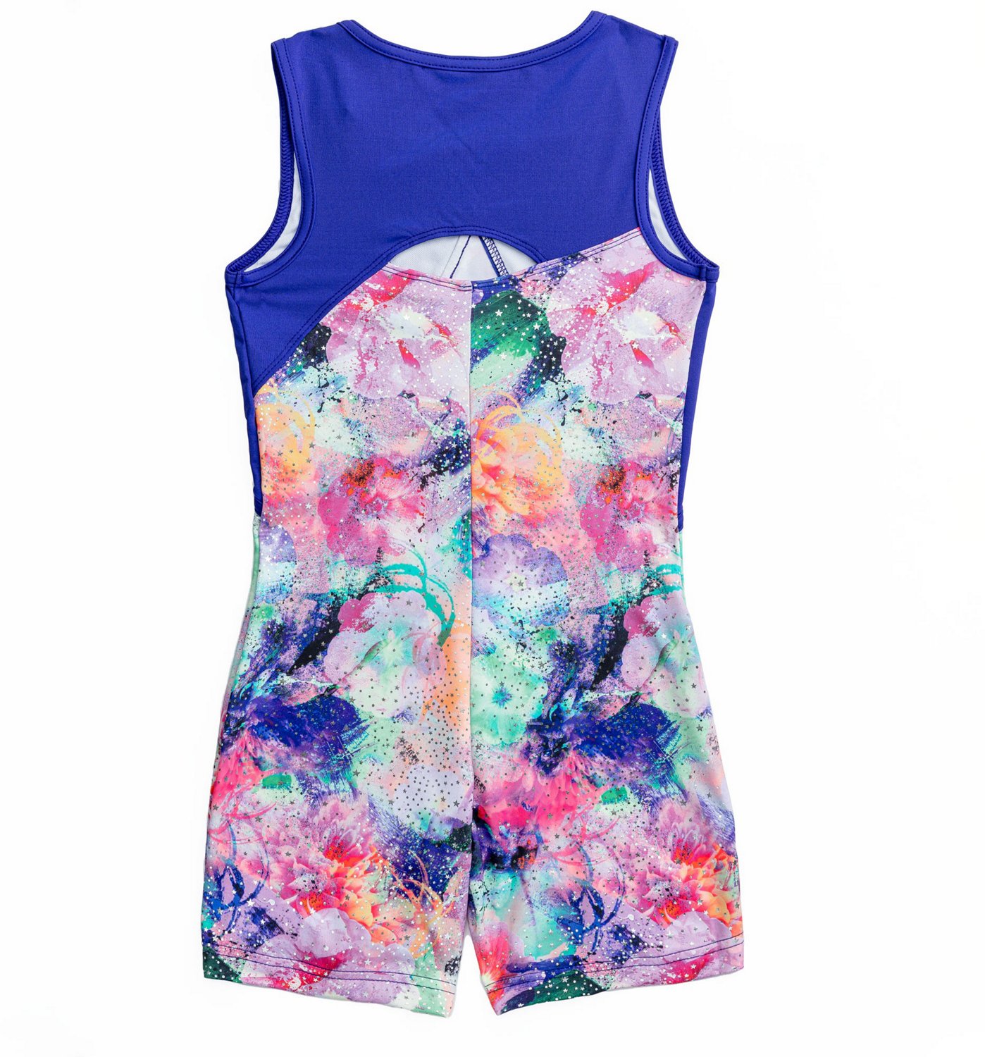 Rainbeau Moves Girls' Floral Print Biketard                                                                                      - view number 2