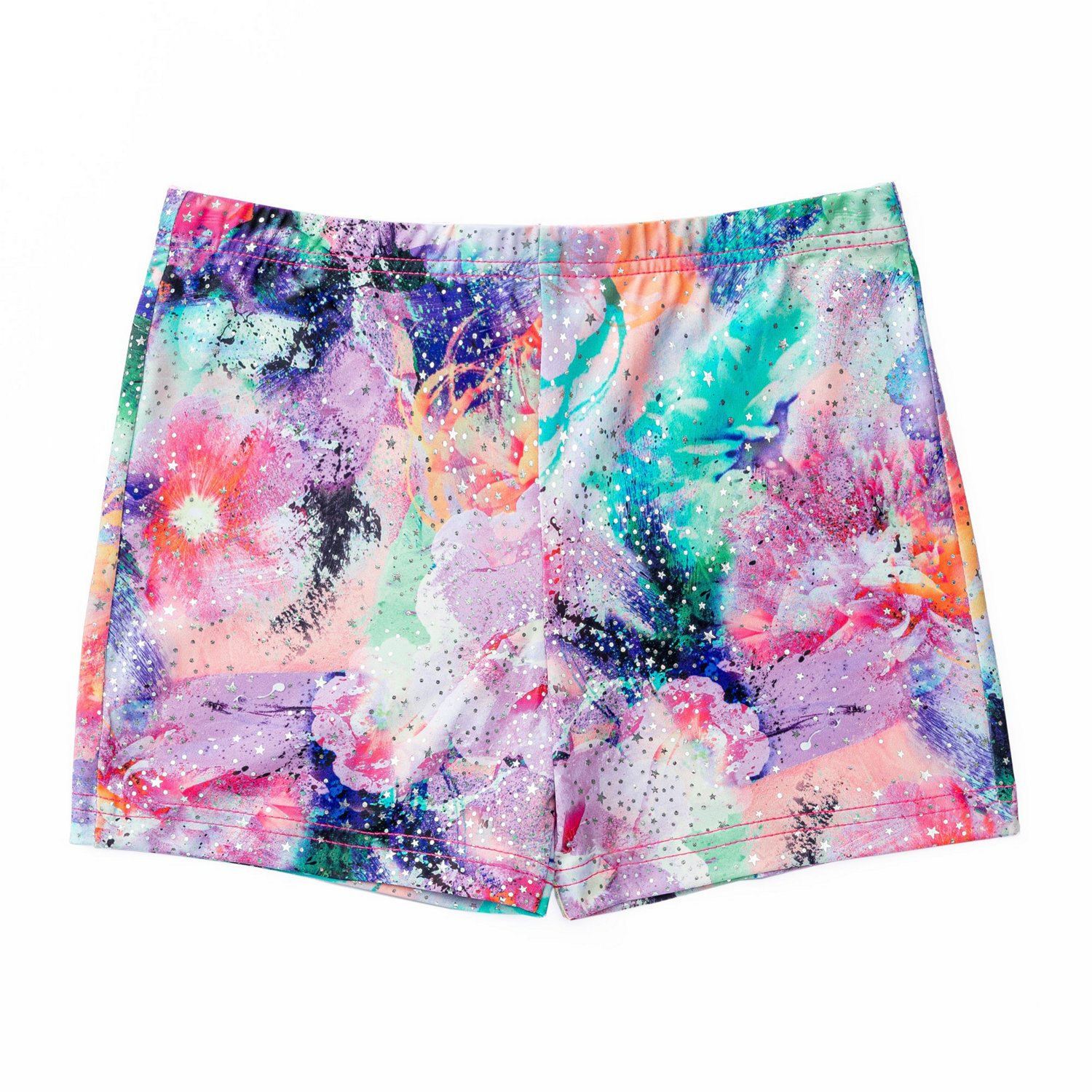Rainbeau Moves Girls' Floral Print Shorts                                                                                        - view number 2