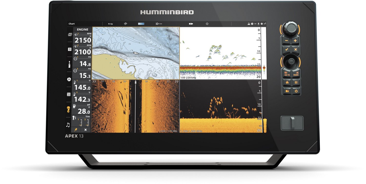 Humminbird Apex 13 MSI+ Chartplotter                                                                                             - view number 1 selected