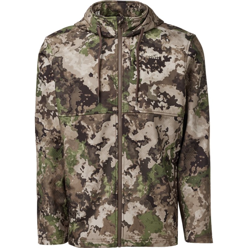 Magellan Outdoors Hunt Gear Men’s Boone Hooded FZ Camo Jacket, Medium - Adult Insulated Camo at Academy Sports