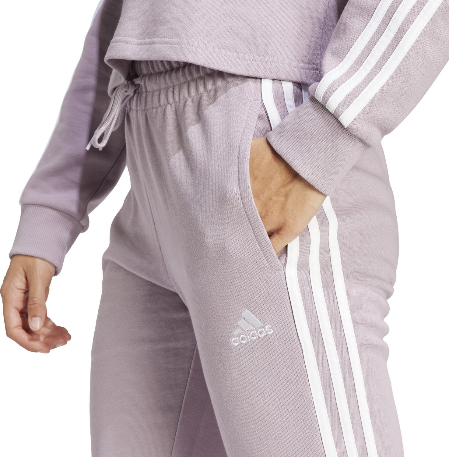 adidas Women's 3S French Terry Cuffed Pants                                                                                      - view number 3