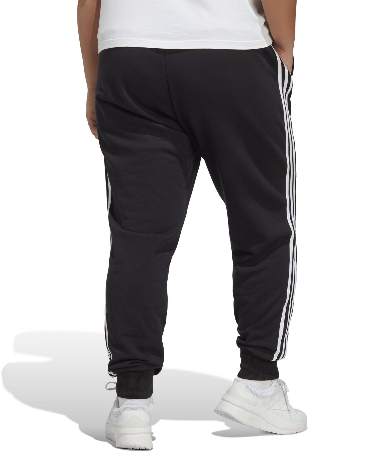 adidas Women's Essentials 3-Stripes Cuffed Pants | Academy