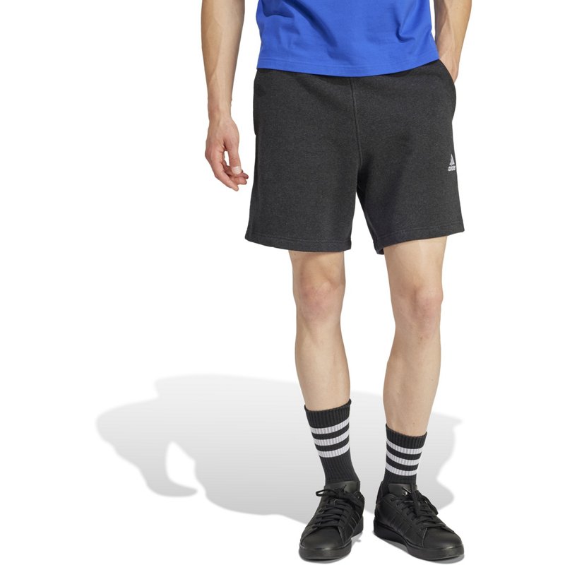 adidas Men's Essentials Chelsea Shorts 7 in Black Melange, Large - Men's Athletic Core Bottoms at Academy Sports