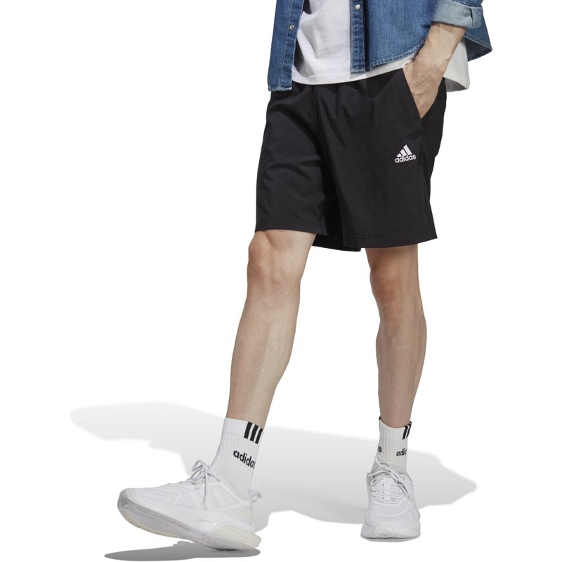 adidas Men's Essentials Chelsea Shorts 7 in Black, Large - Men's Athletic Core Bottoms at Academy Sports