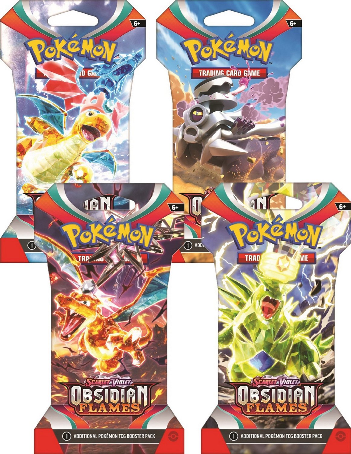 Pokemon TCG SV3 Scarlet & Violet Obsidian Flames Sleeved Booster Pack                                                            - view number 1