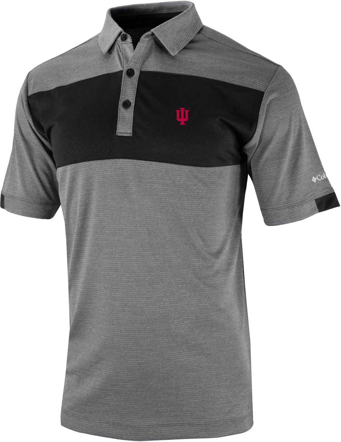Columbia Sportswear Men's Indiana University Total Control Short Sleeve Polo Shirt