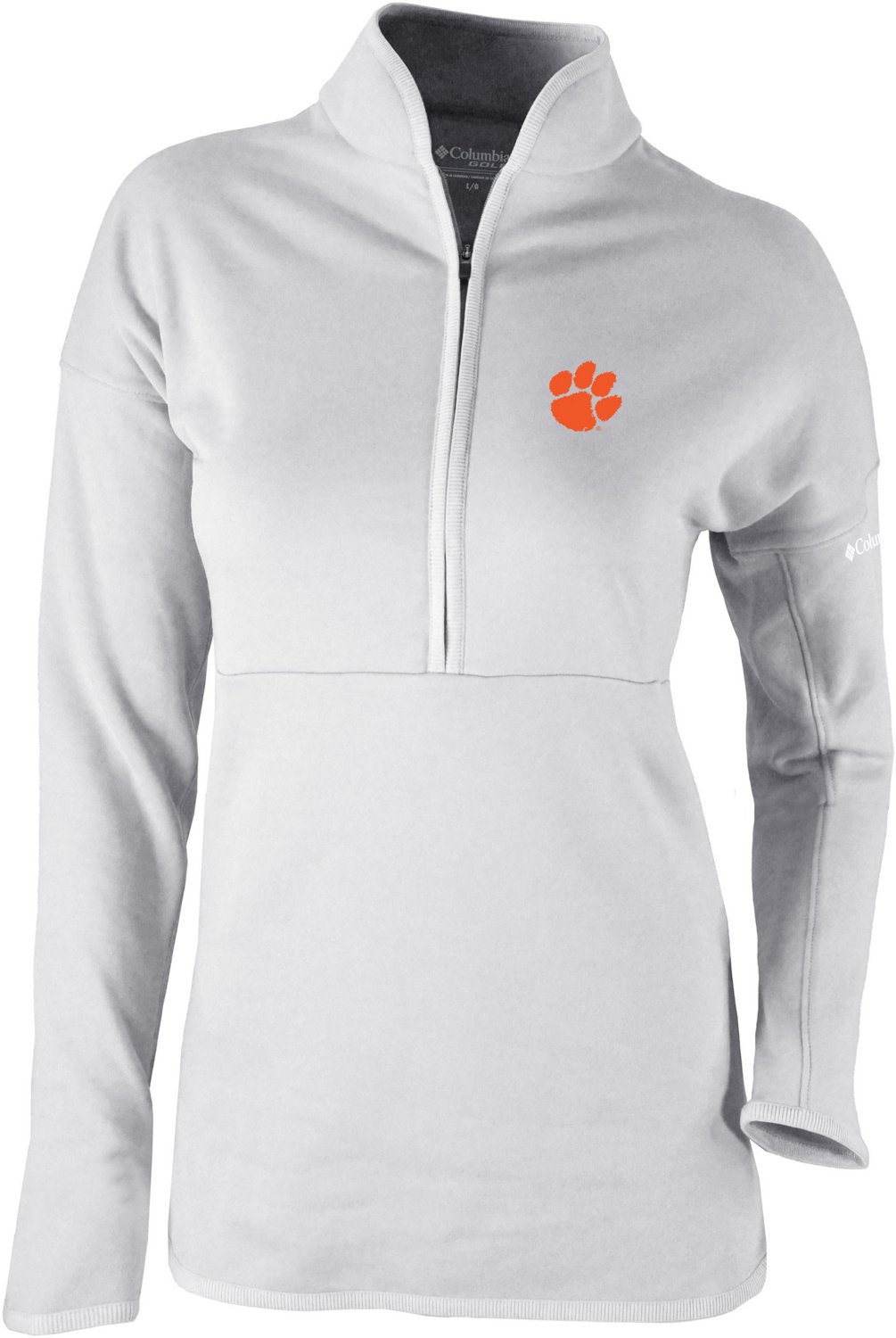 Clemson Nike On Field 1/4 zip dri-fit good pullover