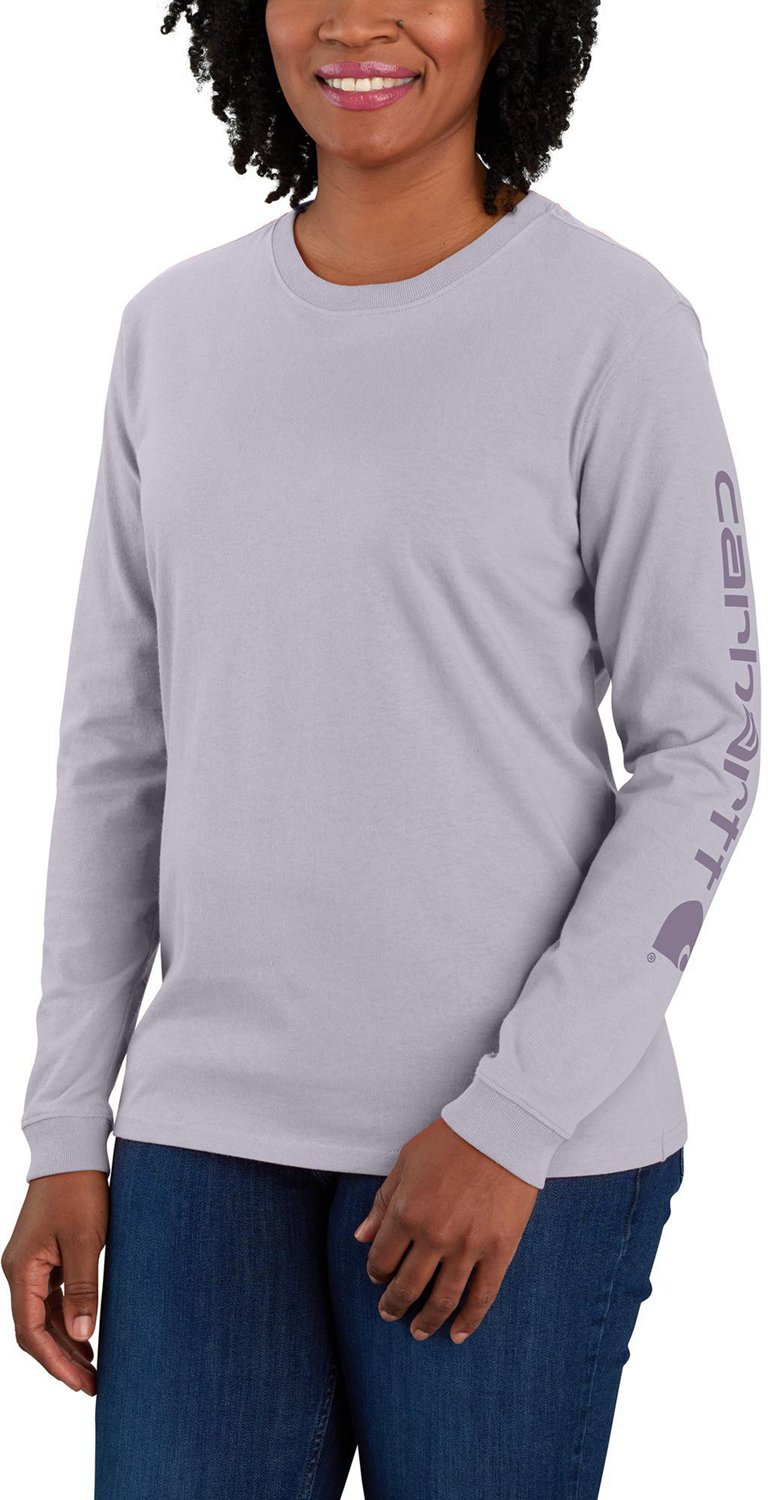 Carhartt Women's Relaxed Fit Midweight Logo Long Sleeve | Academy