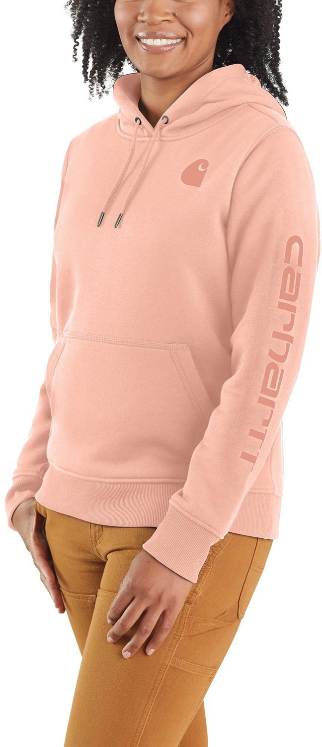 Womens pink carhartt hoodie sales