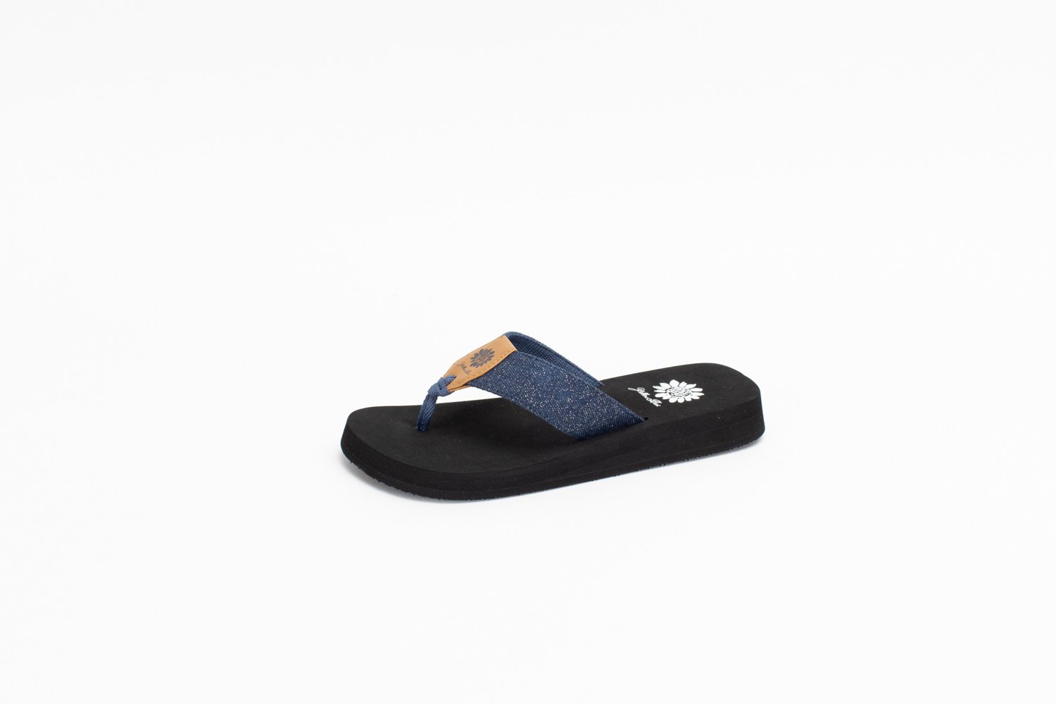 Yellow Box Women's Finwick Denim Flip Flops - view number 2