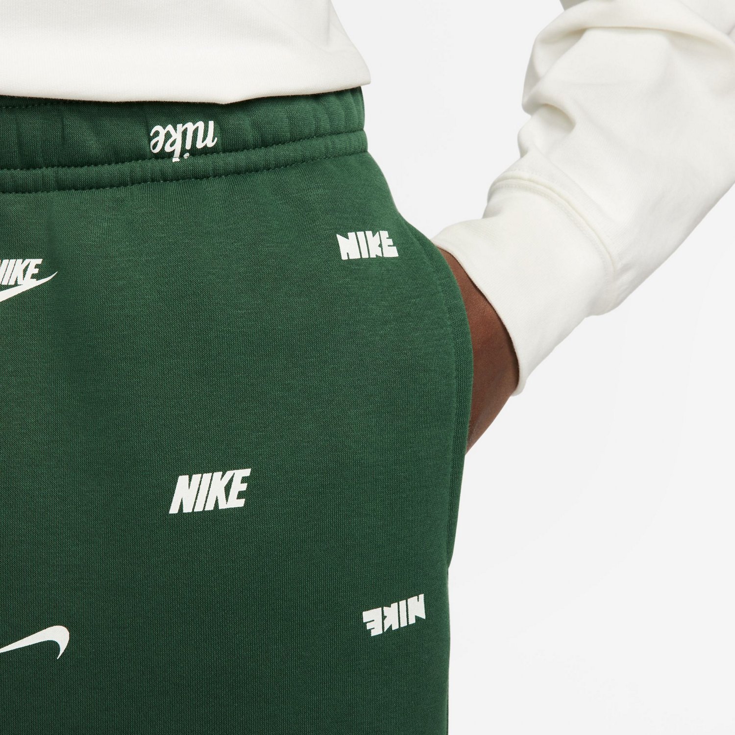 Nike Men's Club Fleece+ BrushedBack Allover Print Joggers Academy