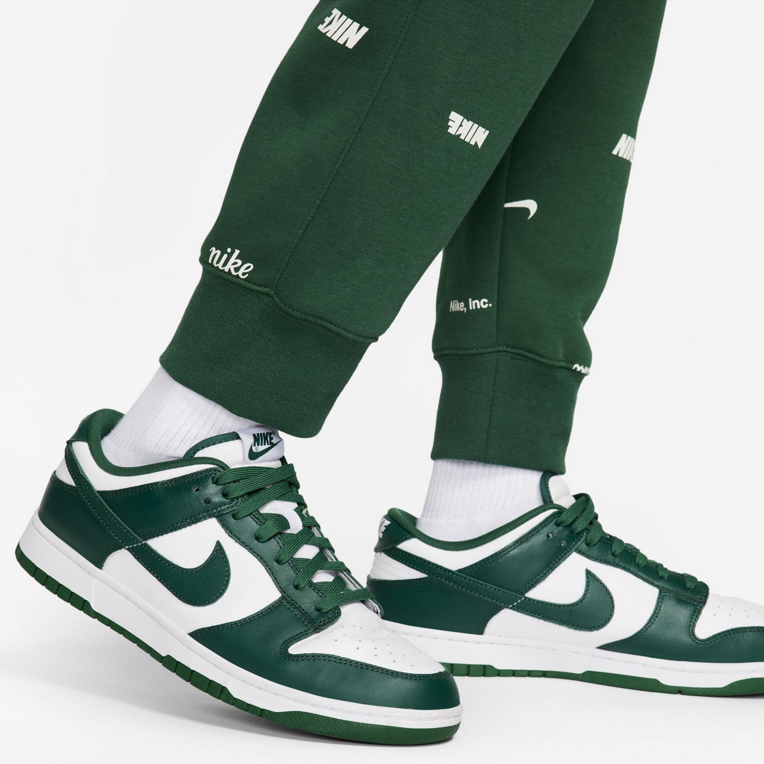 Nike Men's Club Fleece+ Brushed-Back Allover Print Joggers - view number 5