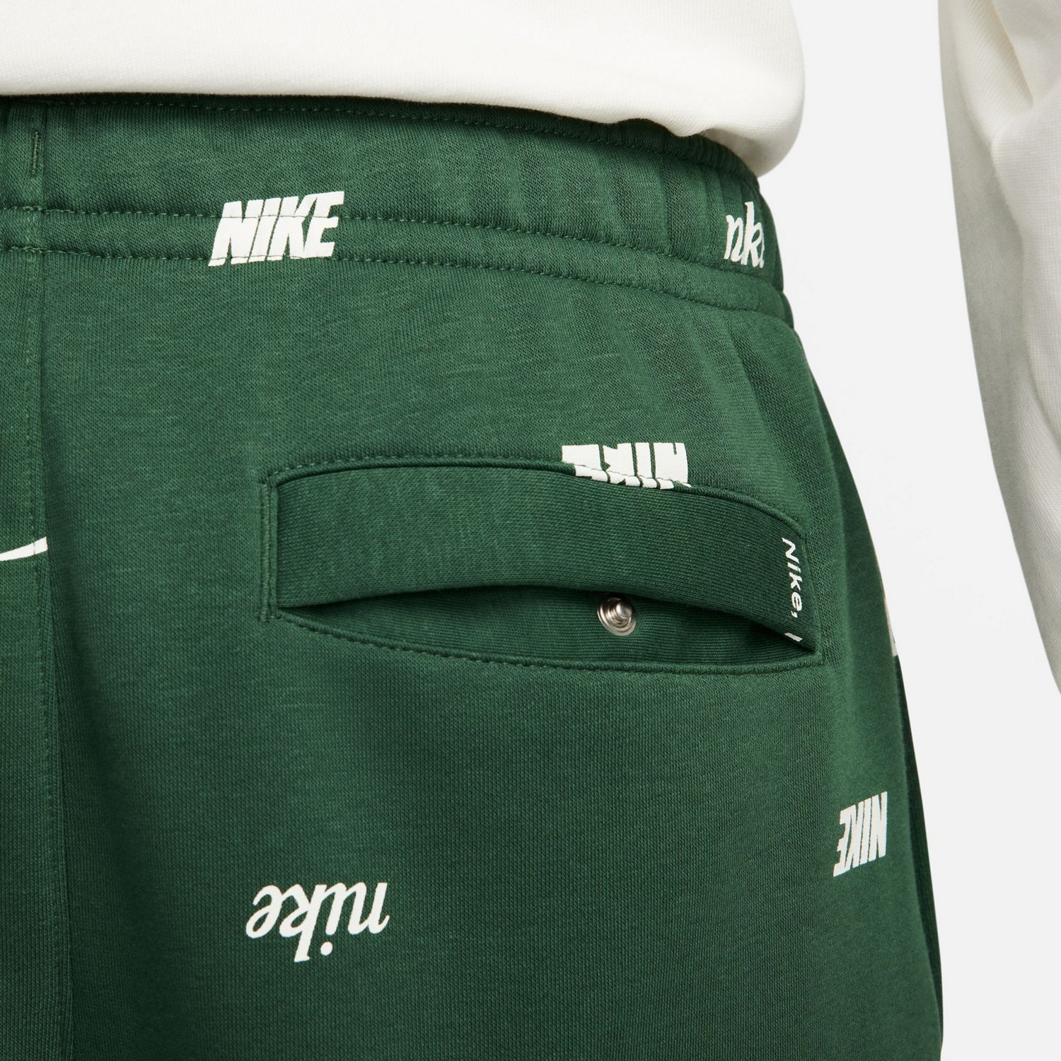 Nike Men's Club Fleece+ Brushed-Back Allover Print Joggers - view number 6