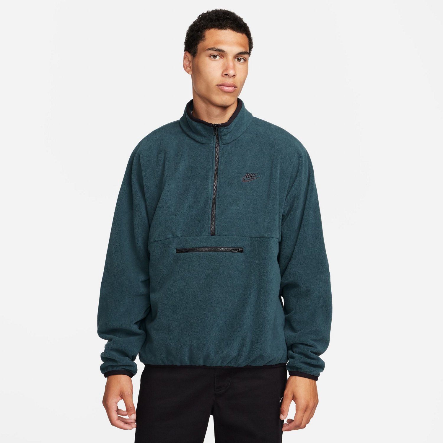 Half zip best sale nike fleece