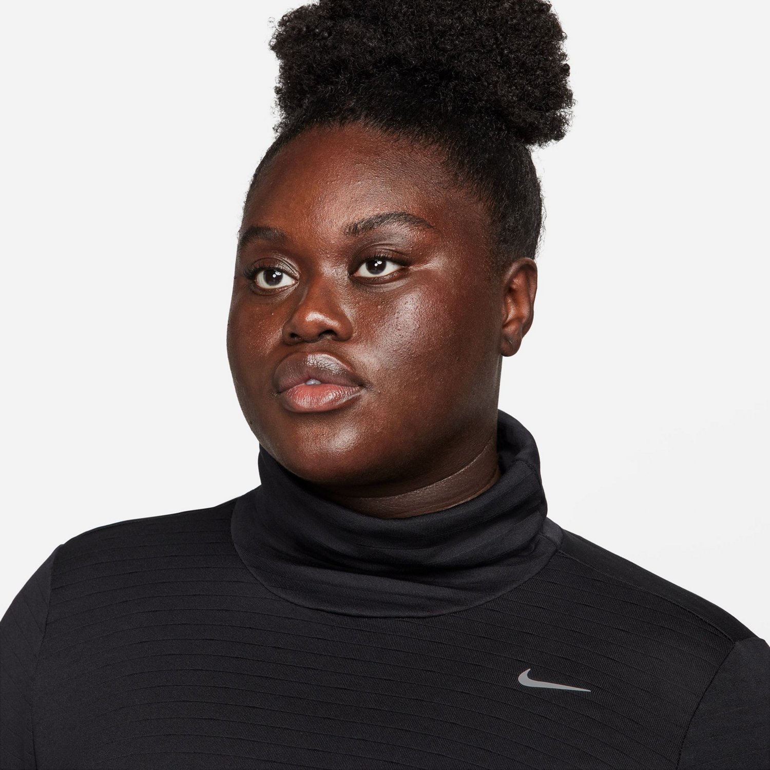 Nike Women's Therma-FIT Element Swift Plus Size Running Top - view number 3