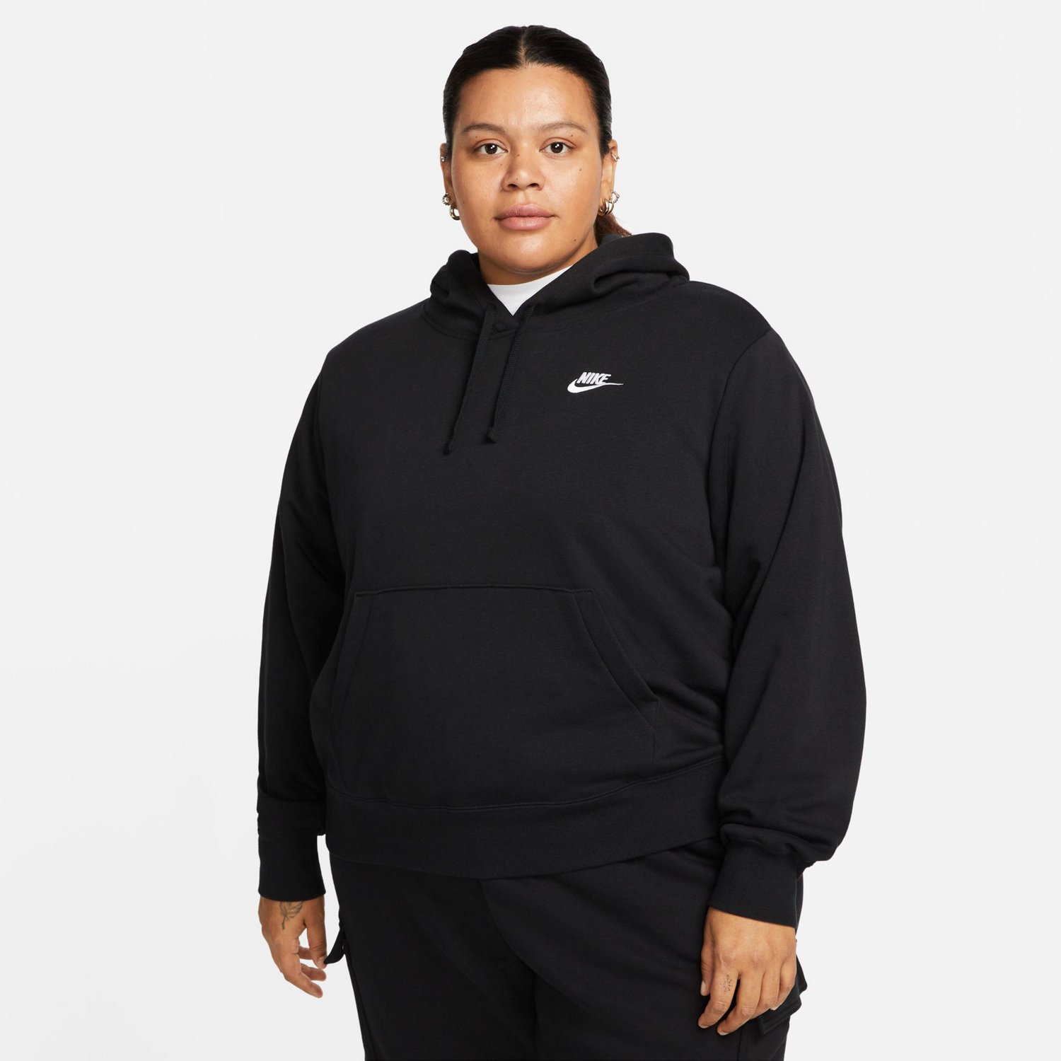 Nike Women's Plus Club Fleece Pullover Hoodie | Academy